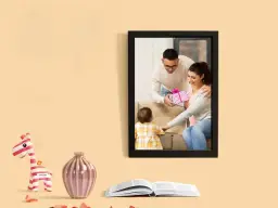 A4 Black Photo Frame