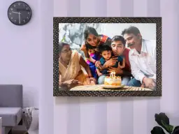 A3 Weaved Brown Photo Frame